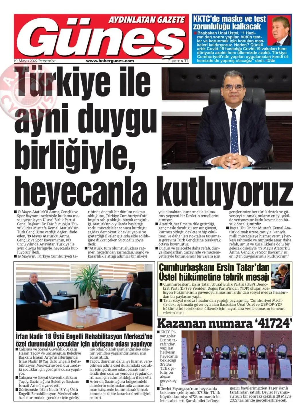 19 Mayıs 2022 Perşembe Gazete Manşetleri 15