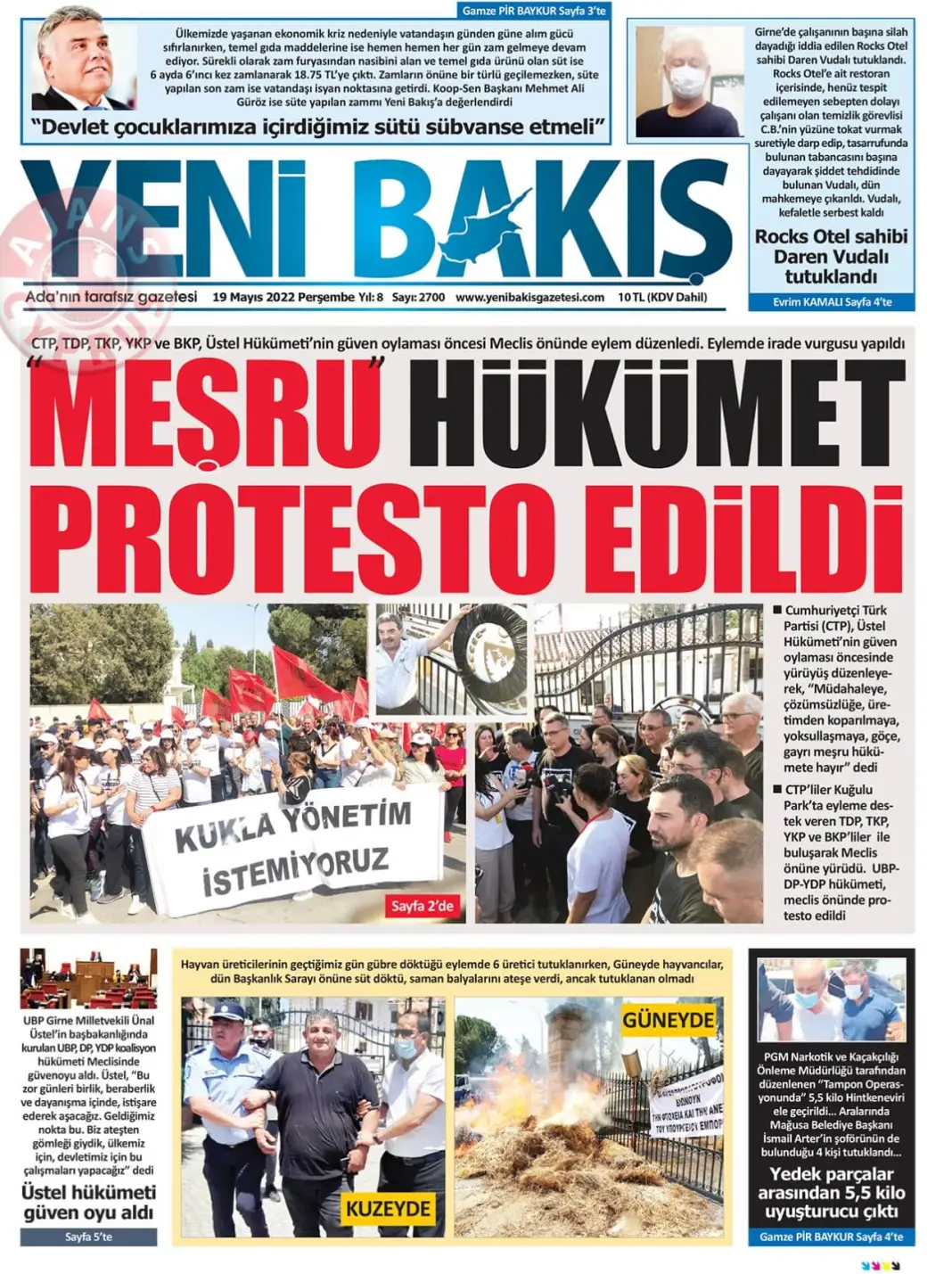 19 Mayıs 2022 Perşembe Gazete Manşetleri 5