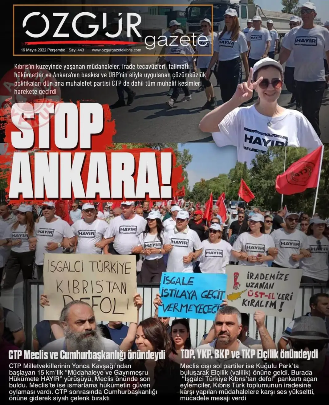 19 Mayıs 2022 Perşembe Gazete Manşetleri 8