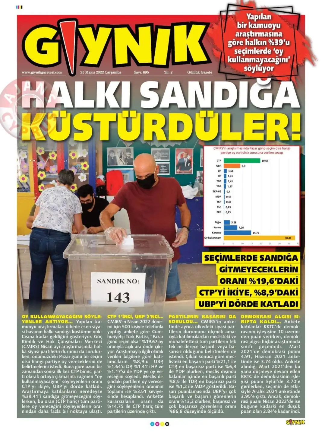 25 Mayıs 2022 Çarşamba Gazete Manşetleri 12