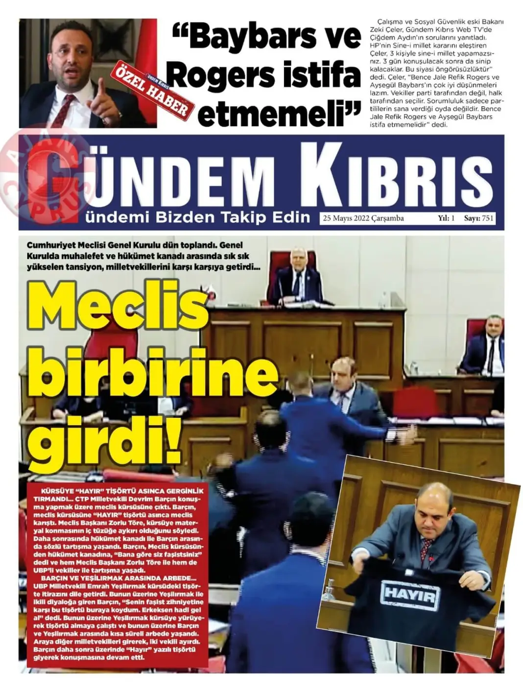 25 Mayıs 2022 Çarşamba Gazete Manşetleri 13
