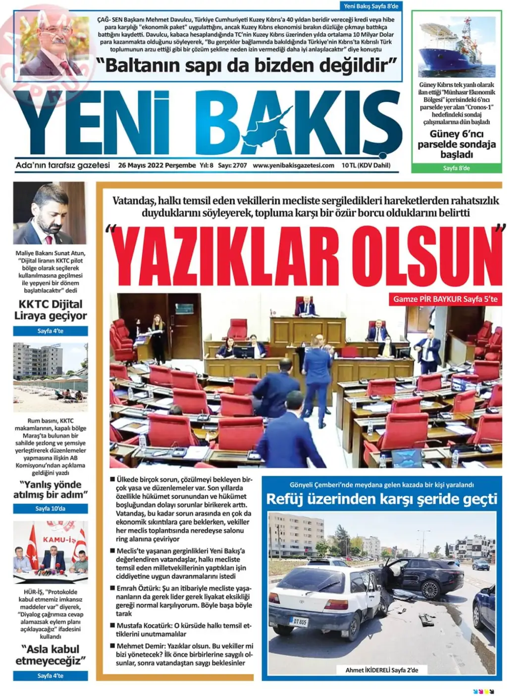 26 Mayıs 2022 Perşembe Gazete Manşetleri 6