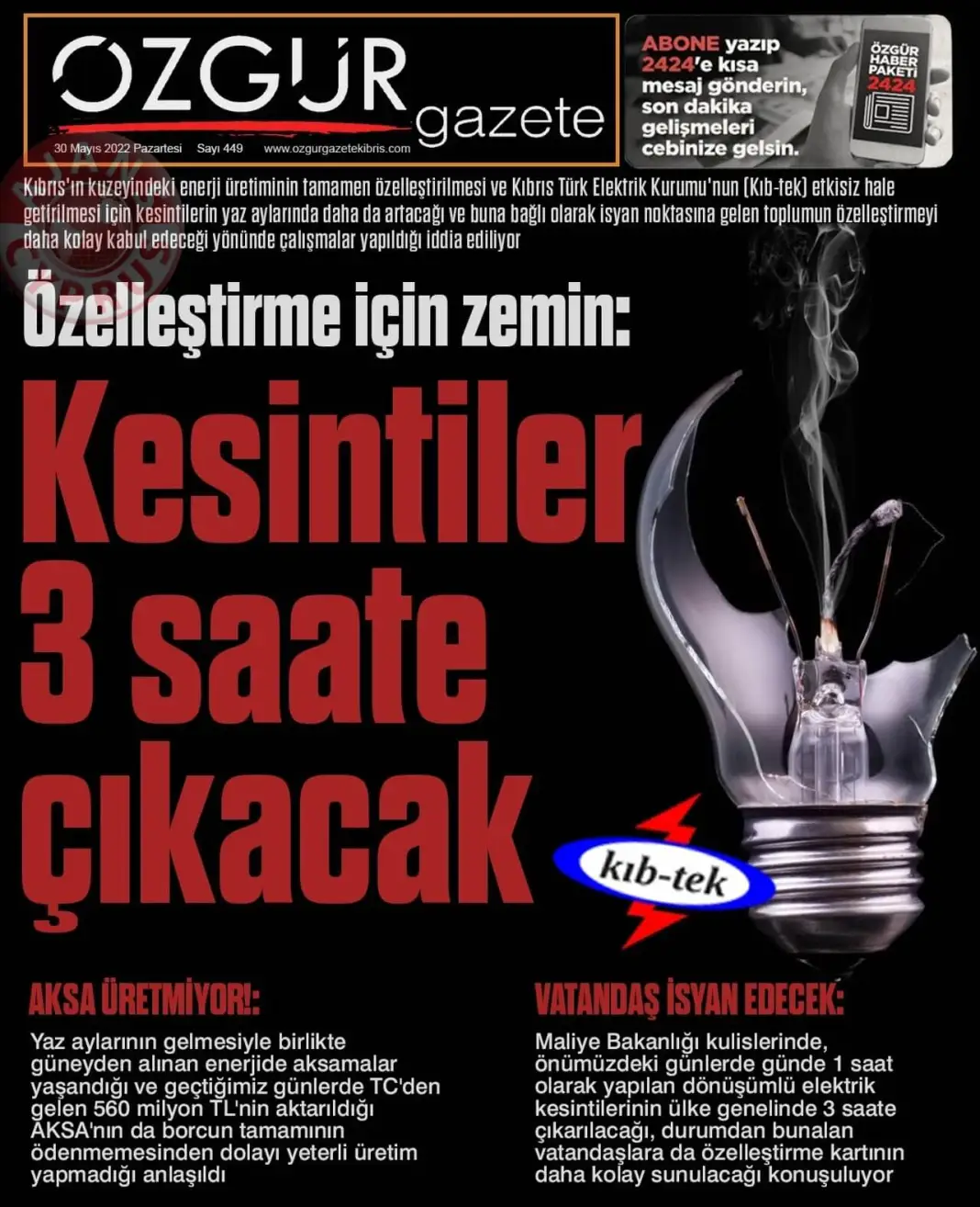 30 Mayıs 2022 Pazartesi Gazete Manşetleri 12