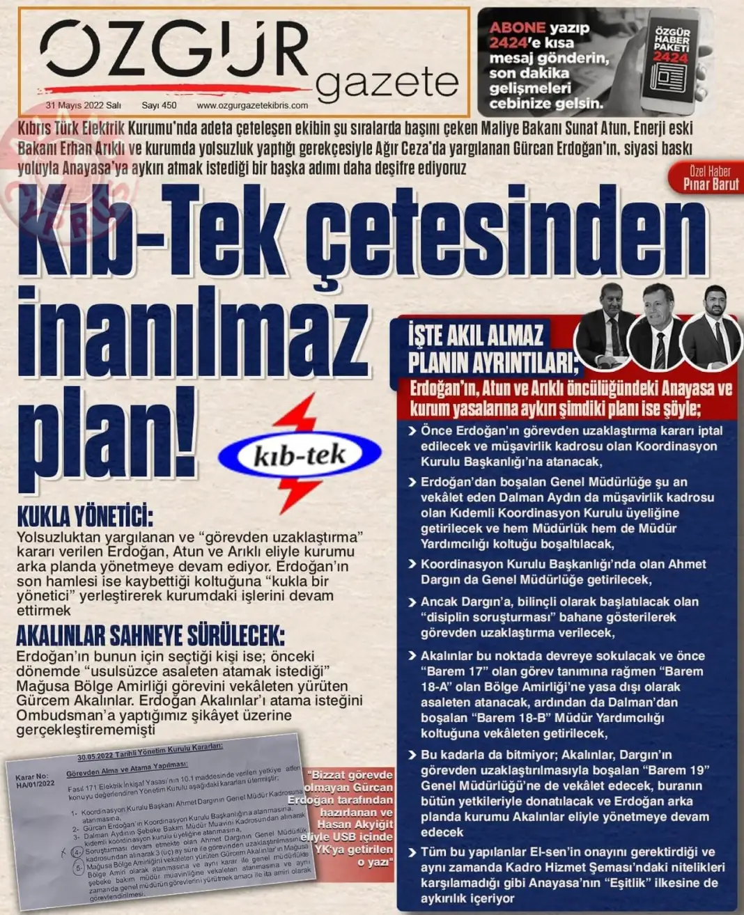 31 Mayıs 2022 Salı Gazete Manşetleri 16