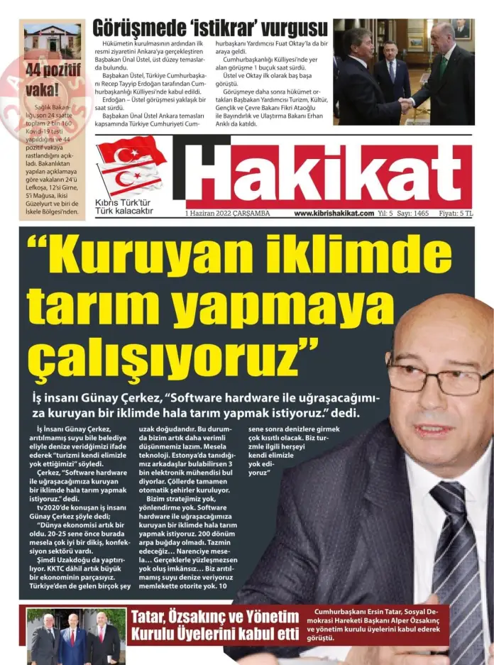 1 Haziran 2022 Çarşamba Gazete Manşetleri 18