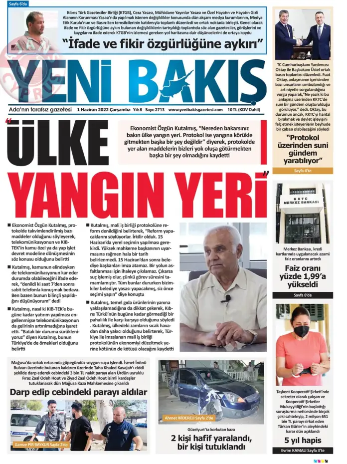 1 Haziran 2022 Çarşamba Gazete Manşetleri 5