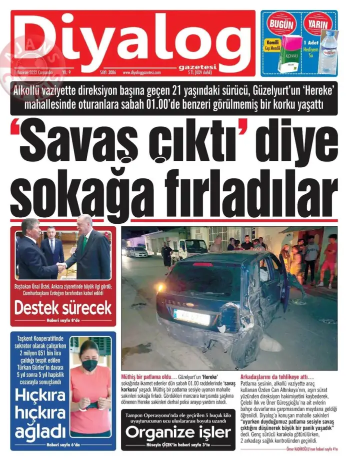 1 Haziran 2022 Çarşamba Gazete Manşetleri 8