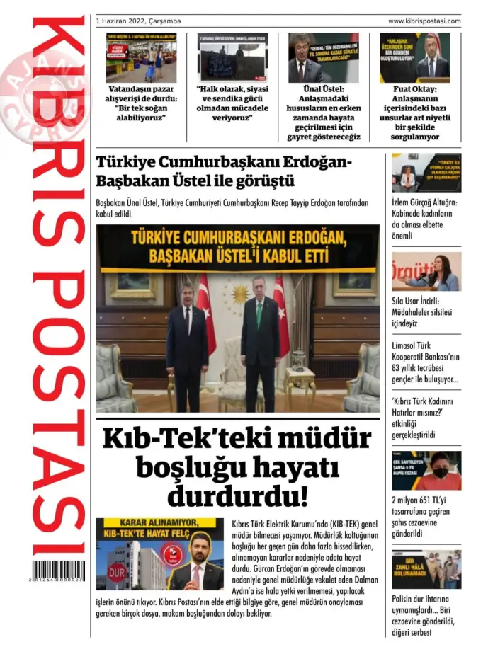 1 Haziran 2022 Çarşamba Gazete Manşetleri 9