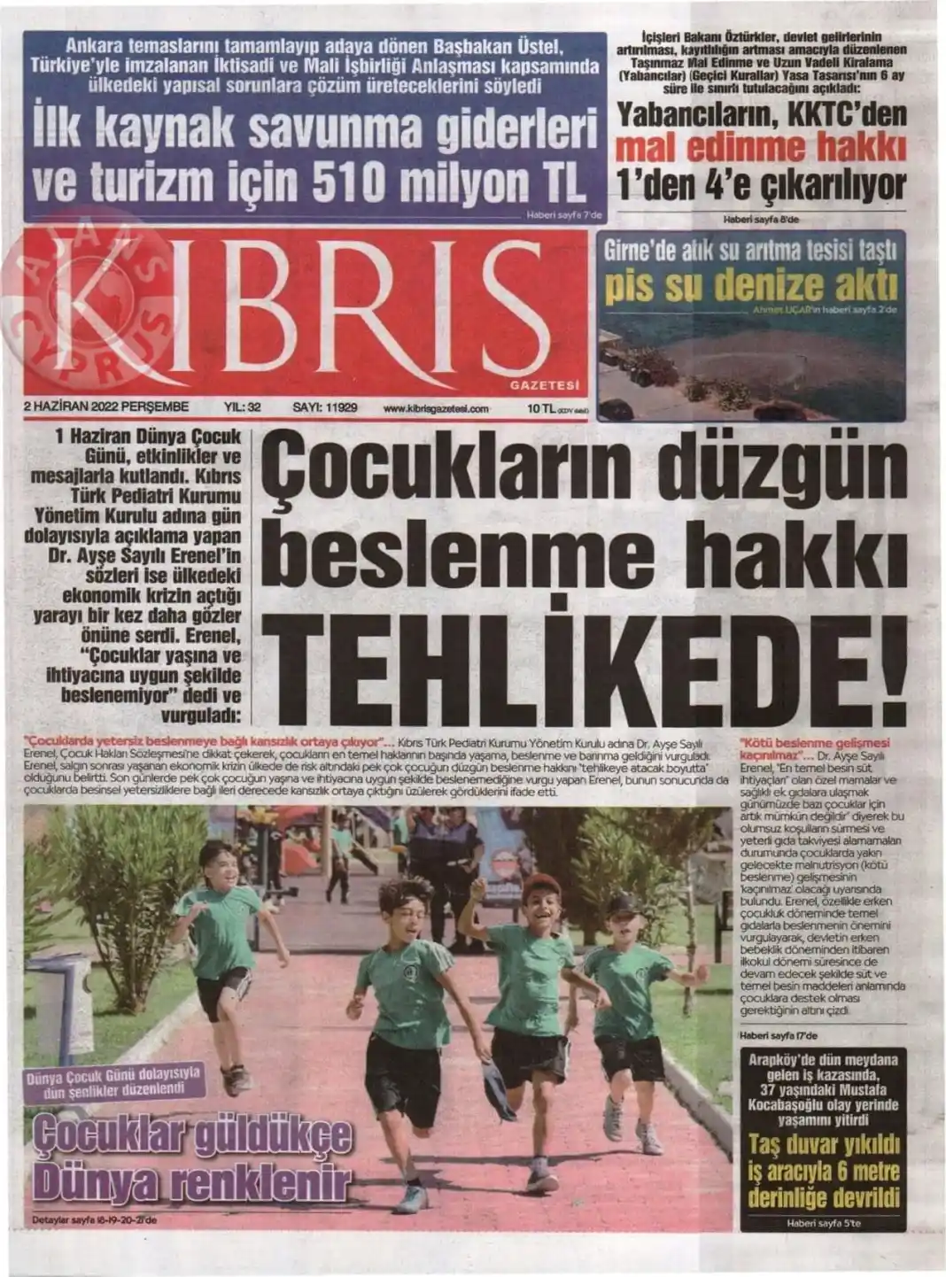 2 Haziran 2022 Perşembe Gazete Manşetleri 5