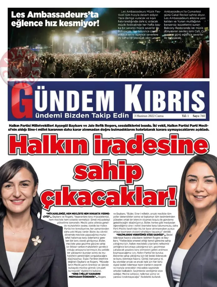 3 Haziran 2022 Cuma Gazete Manşetleri 20