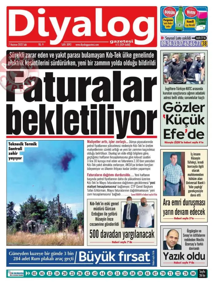 7 Haziran 2022 Salı Gazete Manşetleri 7
