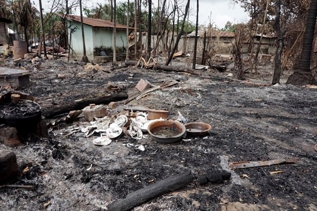 Arakan'da sistematik kundaklamalar uyduyla görüntülendi 12