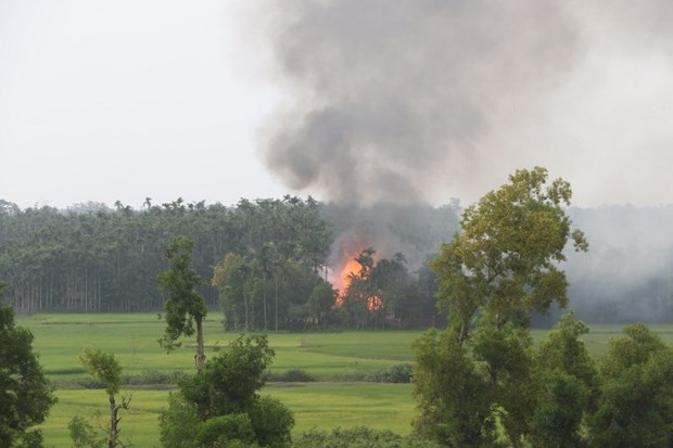 Arakan'da sistematik kundaklamalar uyduyla görüntülendi 15