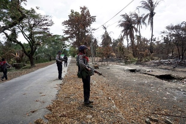 Arakan'da sistematik kundaklamalar uyduyla görüntülendi 19