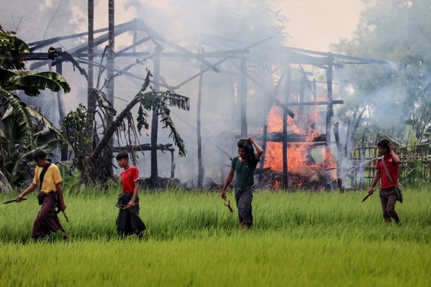 Arakan'da sistematik kundaklamalar uyduyla görüntülendi 22