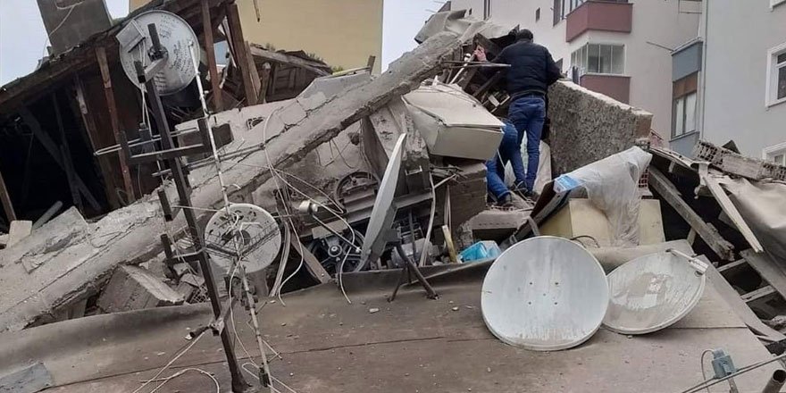 Kartal'da çöken bina aynı aileden 8 kişiyi aldı!