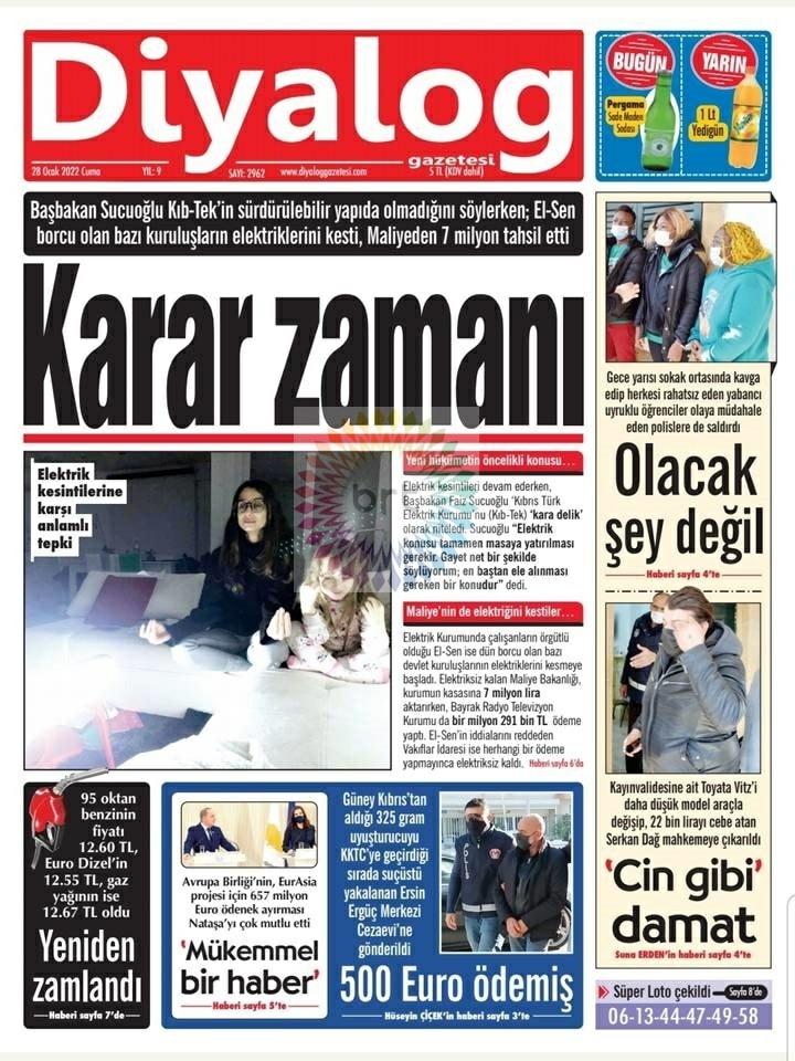 28 Ocak 2022 Gazete Manşetleri 8