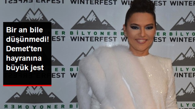 Demet Akalın, Doğum Günü Olan Bir Hayranına Elbisesini Hediye Etti