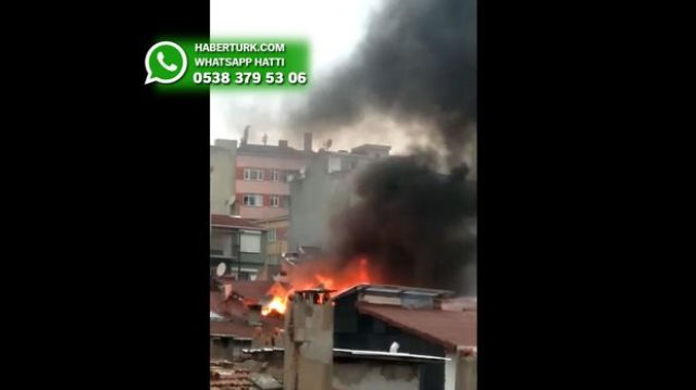 Kasımpaşa'da korkutan yangın