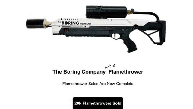 Elon Musk’ın alev silahından kaç milyon dolar kazandığı belli oldu