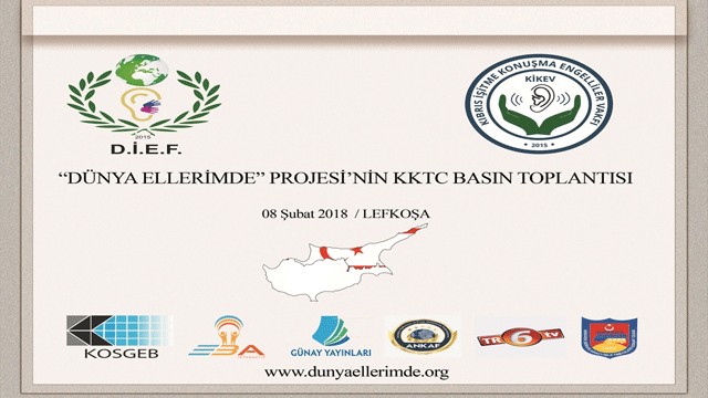 “Dünya Ellerimde” projesinin KKTC’deki tanıtım etkinliği ve basın toplantısı 8 Şubat’ta