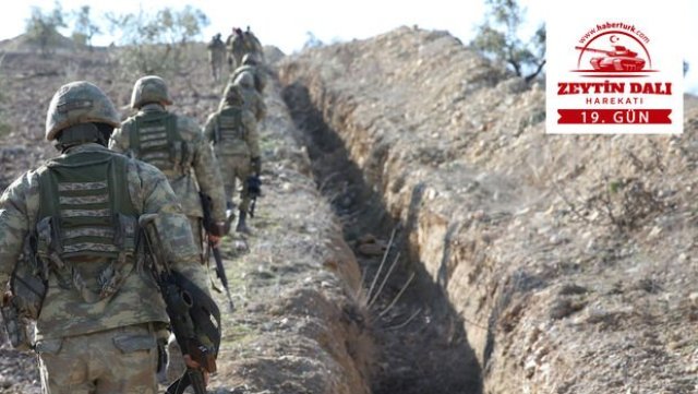 Afrin'e Zeytin Dalı Harekatı'nda 19. gün! Son dakika haberler