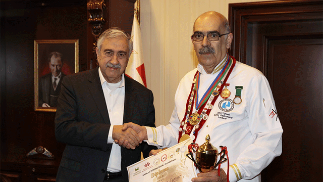 Akıncı, Azerbaycan’da birinci gelen Türksel’i kabul etti