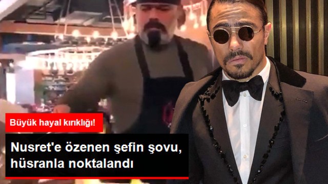Nusret'e Özenen Şef, Az Kalsın Restoranda Yangın Çıkarıyordu