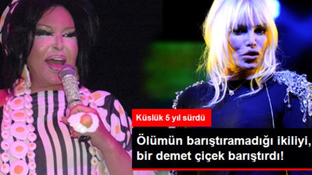 Cenazede Karşılaşıp Barışmayan Ajda ve Bülent Ersoy'u Bir Demet Çiçek Barıştırdı