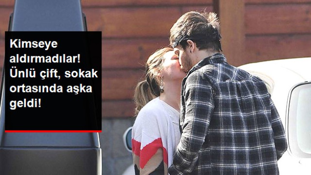 Güzel Oyuncu Hilary Duff, Müzisyen Sevgilisiyle Sokakta Aşka Gelip Öpüşmeye Başladı
