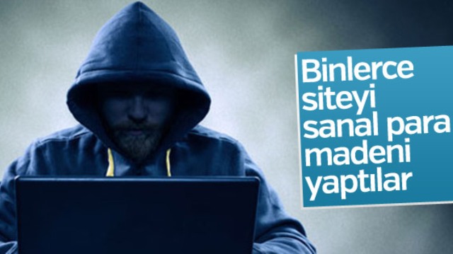 Hackerlar binlerce siteyi sanal para madeni yaptı