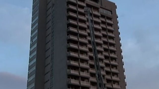 Harbiye Orduevi'nde yangın