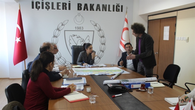 İçişleri Bakanlığı’nda Girne-Çatalköy İmar Planı toplantısı