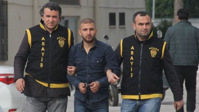 Adana'da yakalanan cezaevi firarisi isyan etti
