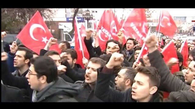 Ankara'da 'Tillerson' protestosu