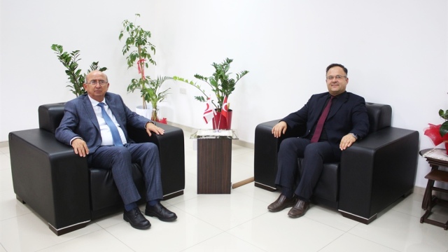 Eğitim Bakanı Özyiğit, Sivil Savunma Başkanı Çelebi’yi kabul etti