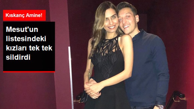 Amine Gülşe, Mesut Özil'in Takip Ettiği Güzelleri Sildirdi