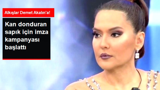 Demet Akalın Çocuk Tecavüzcülerinin En Ağır Cezayı Alması İçin Kampanya Başlattı