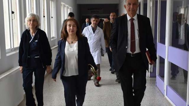 Besim, Dr. Burhan Nalbantoğlu Devlet Hastanesi’ni ziyaret etti