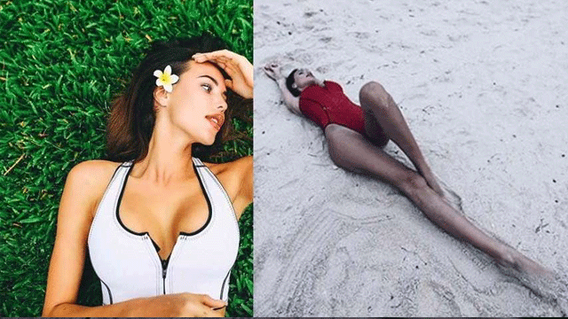 Rus model bacak boyuyla ortalığı salladı