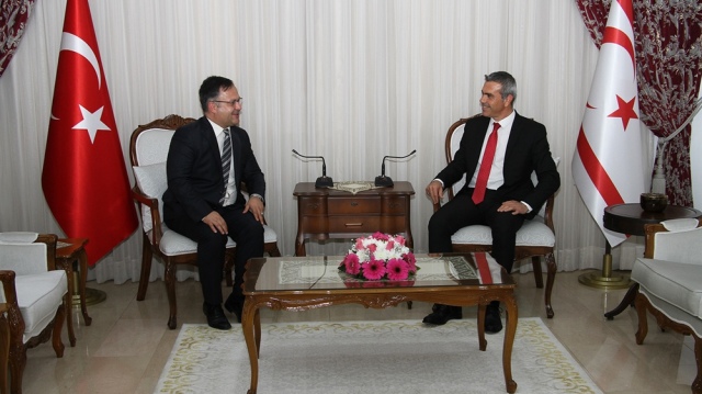 Uluçay, Sivil Savunma Teşkilatı Başkanı Çelebi’yi kabul etti