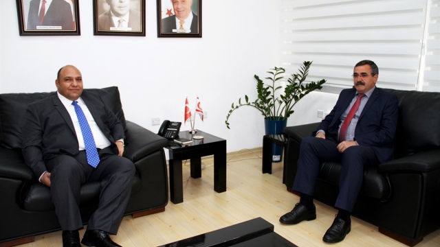TC Lefkoşa Büyükelçisi Kanbay, Atakan’ı ziyaret etti