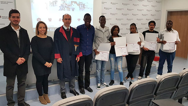 YDÜ’de “Üniversite Hazırlık Programını” başarıyla tamamlayan öğrenciler sertifikalarını aldılar…