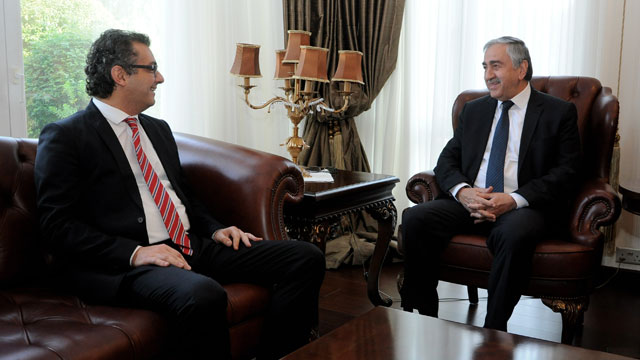 Akıncı, ilk olarak başbakan Erhüman’ı kabul etti