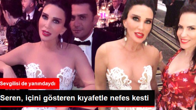 Seren Serengil'den Ödül Törenine Damga Vuran Elbise! Göğüs Dekoltesi Gözleri Şaşı Etti
