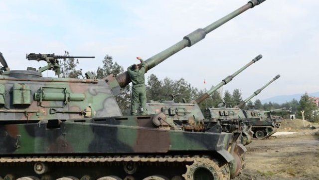 Afrin'deki hareketli hedefler anında imha edilecek