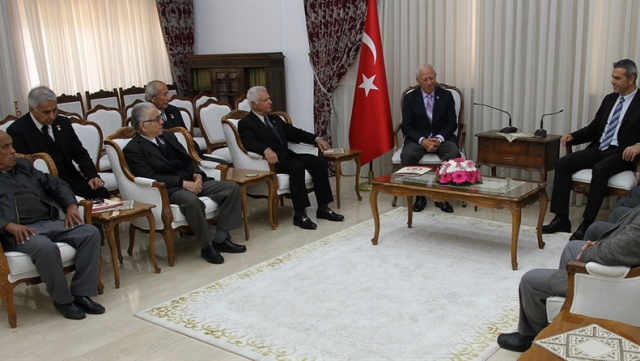 Meclis Başkanı Uluçay TMT Mücahitler Derneği’ni kabul etti