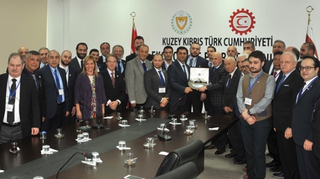 Ekonomi Bakanı Nami İstanbul Sanayici Ve İşinsanları Dernekleri Federasyonu heyetini kabul etti