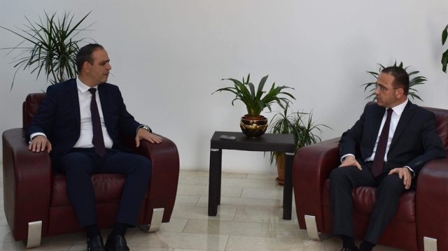 Tarım ve Doğal Kaynaklar Bakanı Şahali LTB Başkanı Harmancı’yla görüştü