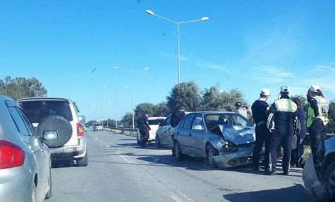 Hamitköy'de zincirleme kaza
